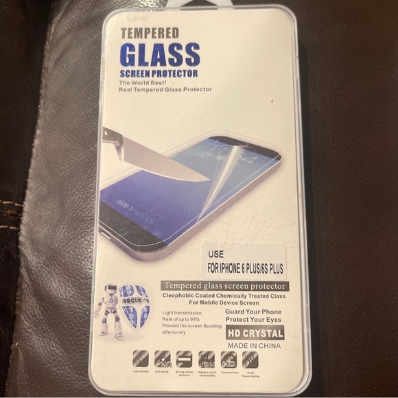 2~iPhone 6 Plus & 6SPlus , Clear Tempered Glass Screen Protector - Picture 3 of 4